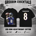 Lamar Jackson #8 Football Graphic T-Shirt
