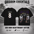Lamar Jackson #8 Ravens Football Graphic T-Shirt