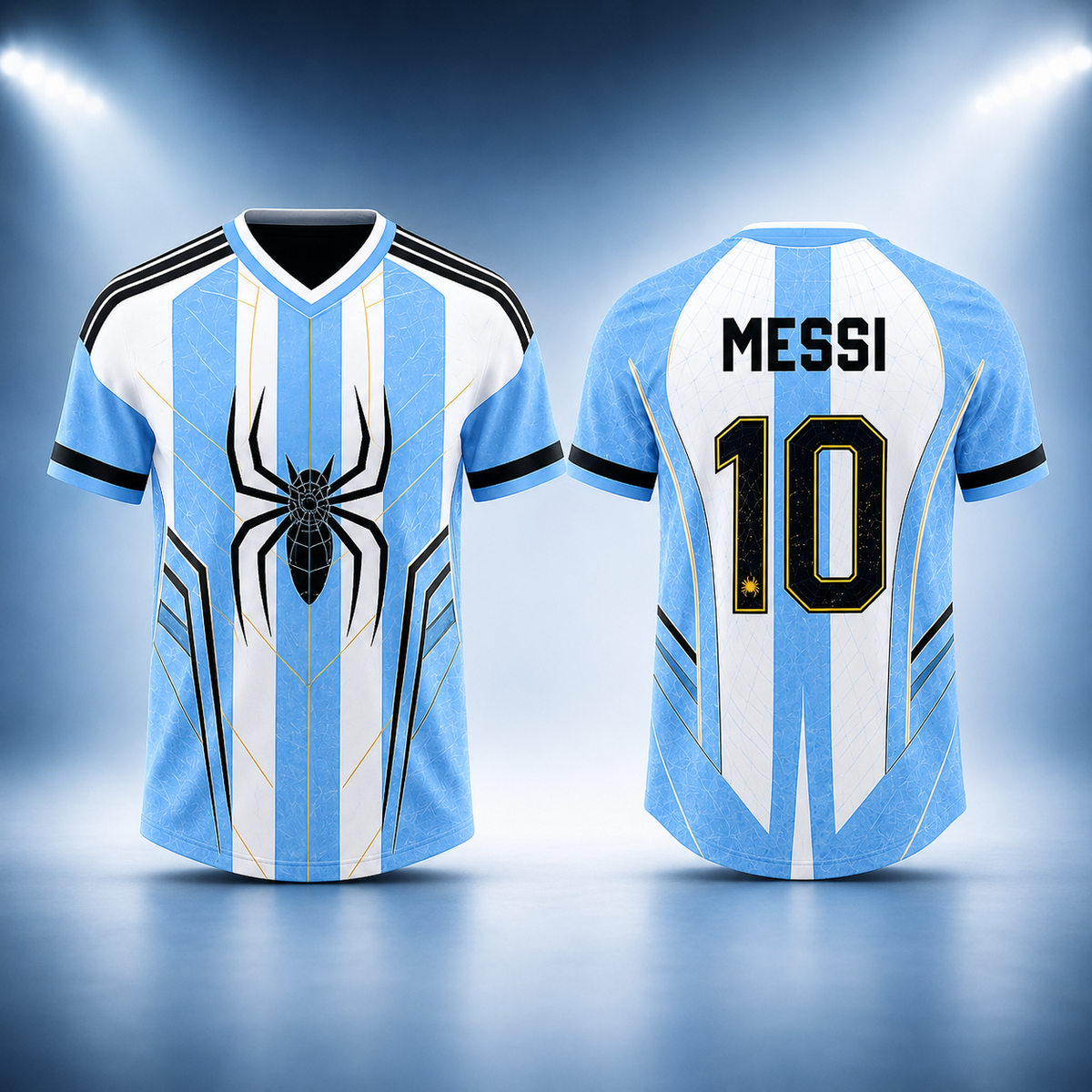 Lionel Messi #10 Spider Soccer Jersey