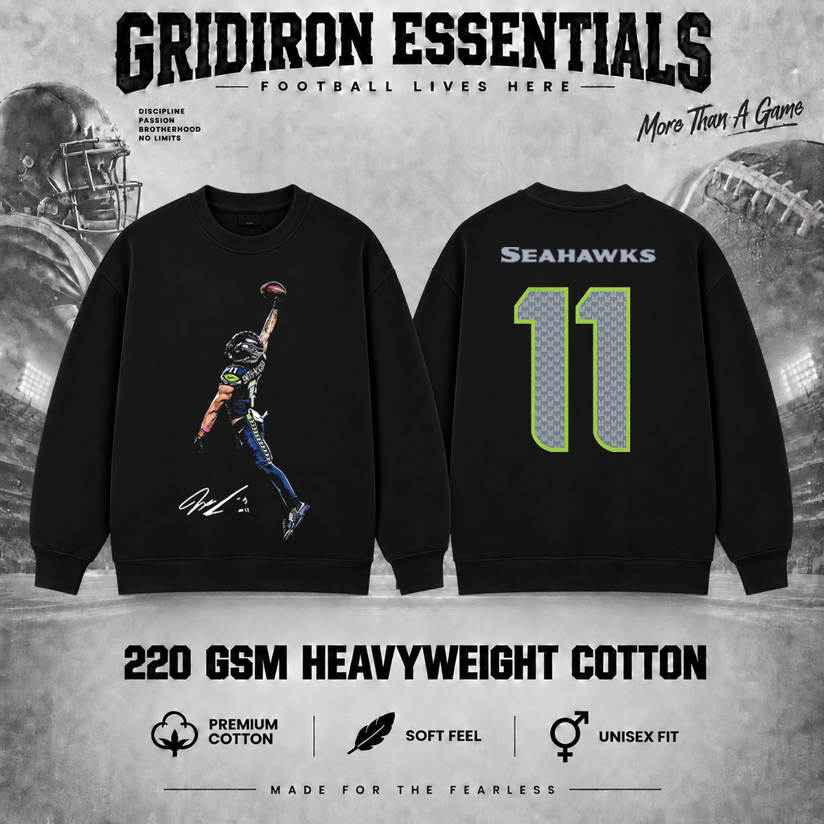Jaxon Smith-Njigba #11 Football Graphic T-Shirt